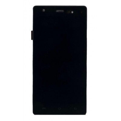 Lcd With Touch Screen For Lava V2s Black By - Maxbhi Com