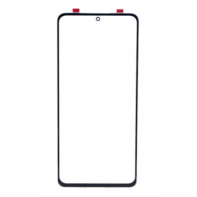 Replacement Front Glass For Xiaomi Redmi Note 10 Pro Black By - Maxbhi Com