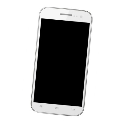 Lcd Frame Middle Chassis For Micromax Canvas 2 2 A114 White By - Maxbhi Com