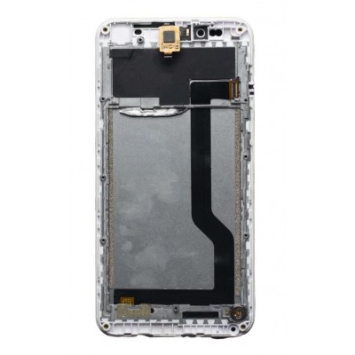 Lcd With Touch Screen For Intex Aqua Turbo 4g White By - Maxbhi Com
