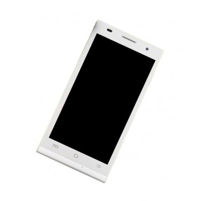 Lcd Frame Middle Chassis For Cubit Lush1 Black By - Maxbhi Com
