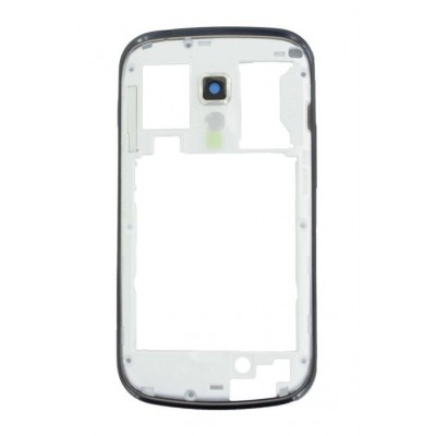 Lcd Frame Middle Chassis For Samsung Galaxy Trend Plus S7580 Black By - Maxbhi Com
