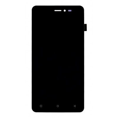 Lcd With Touch Screen For Gionee Pioneer P5w Black By - Maxbhi Com
