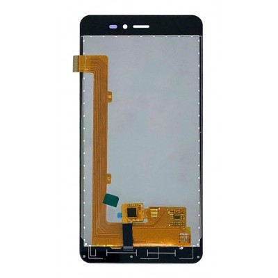 Lcd With Touch Screen For Gionee Pioneer P5w Black By - Maxbhi Com