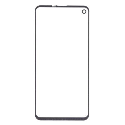 Replacement Front Glass For Samsung Galaxy A8s Black By - Maxbhi Com