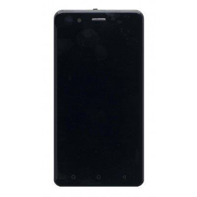 Lcd With Touch Screen For Intex Aqua Crystal Black By - Maxbhi Com