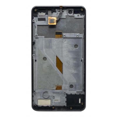 Lcd With Touch Screen For Intex Aqua Crystal Black By - Maxbhi Com