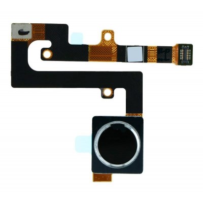 Fingerprint Sensor Flex Cable For Nokia 7 1 Black By - Maxbhi Com