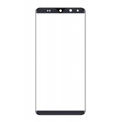 Replacement Front Glass For I Kall K4 Plus Blue By - Maxbhi Com