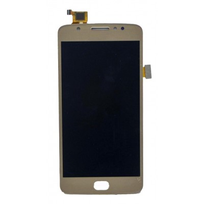Lcd With Touch Screen For Moto E4 Gold By - Maxbhi Com