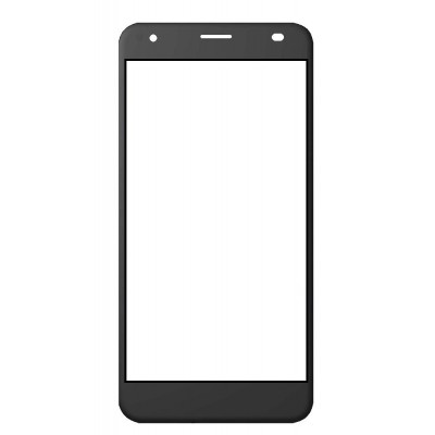 Replacement Front Glass For Zen Admire Duo White By - Maxbhi Com