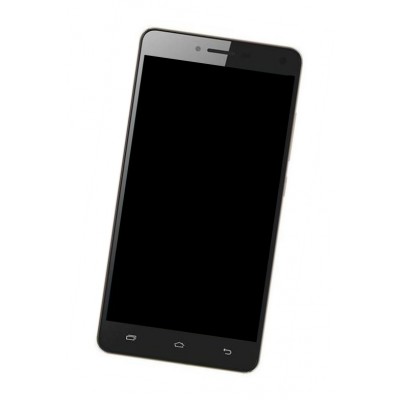 Lcd Frame Middle Chassis For Infinix Hot 3 Black By - Maxbhi Com