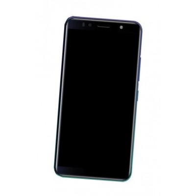 Lcd Frame Middle Chassis For Itel A36 Black By - Maxbhi Com