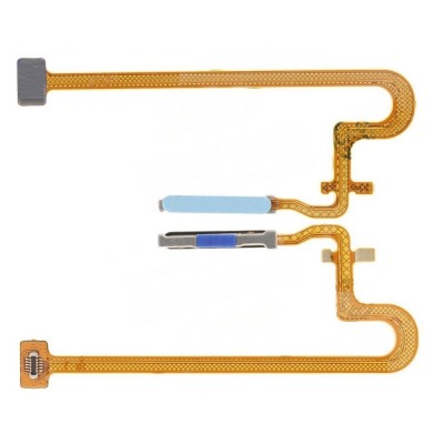 Fingerprint Sensor Flex Cable For Oppo A58 Blue By - Maxbhi Com