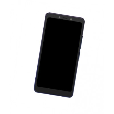 Lcd Frame Middle Chassis For Itel P33 Plus Blue By - Maxbhi Com