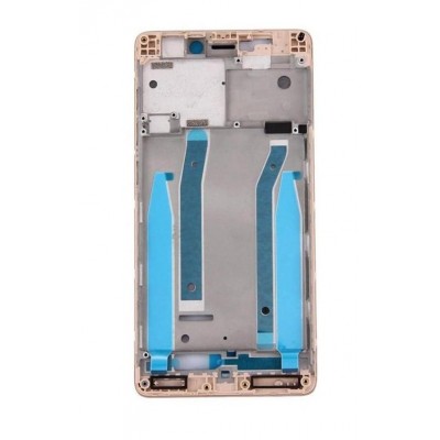 Lcd Frame Middle Chassis For Xiaomi Redmi 3s Gold By - Maxbhi Com