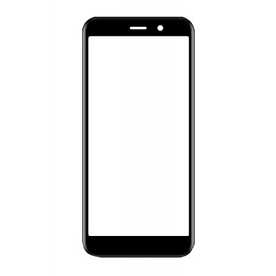 Replacement Front Glass For Yuho O1 Black By - Maxbhi Com