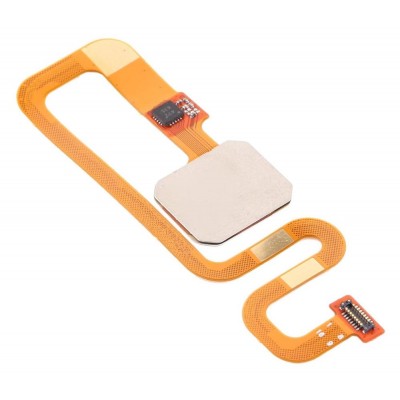 Fingerprint Sensor Flex Cable For Oppo F7 Red By - Maxbhi Com