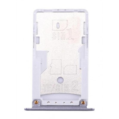Sim Card Holder Tray For Xiaomi Redmi Note 4 Mediatek Grey - Maxbhi Com