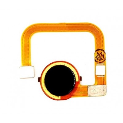 Fingerprint Sensor Flex Cable For Xiaomi Redmi Note 9 Black By - Maxbhi Com