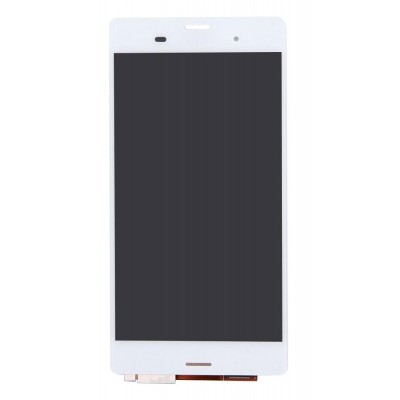 Lcd With Touch Screen For Sony Ericsson Xperia Z3 D6603 White By - Maxbhi Com