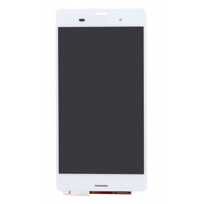 Lcd With Touch Screen For Sony Xperia Z3 White By - Maxbhi Com