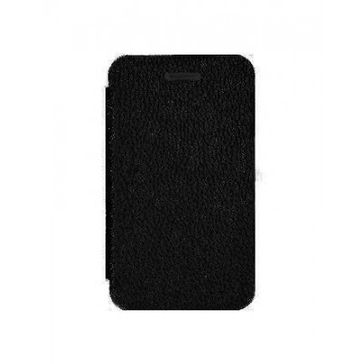 Flip Cover For Spice Smart Flo Glam Mi357 Black By - Maxbhi Com