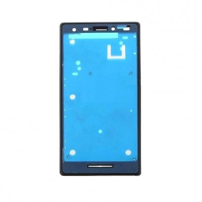 Lcd Frame Middle Chassis For Sony D 2403 Black By - Maxbhi Com