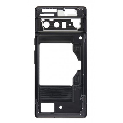Lcd Frame Middle Chassis For Google Pixel 6 Pro Black By - Maxbhi Com