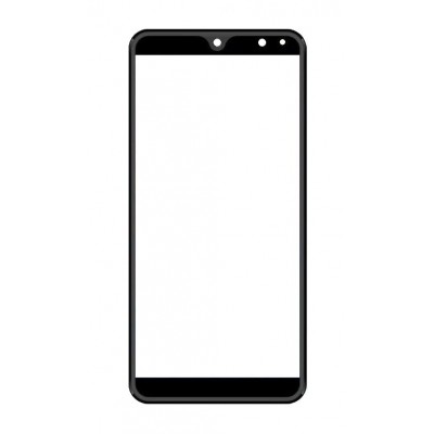 Replacement Front Glass For I Kall K110 Black By - Maxbhi Com