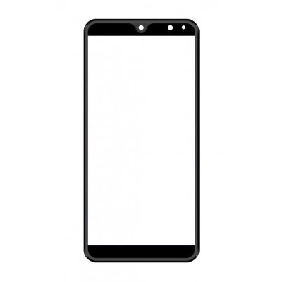 Replacement Front Glass For I Kall K110 Black By - Maxbhi Com