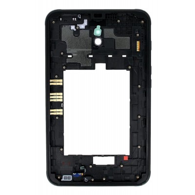 Lcd Frame Middle Chassis For Samsung Galaxy Tab Active 2 Black By - Maxbhi Com