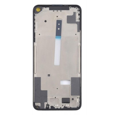Lcd Frame Middle Chassis For Vivo Iqoo U1 Black By - Maxbhi Com