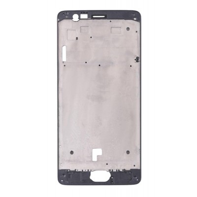 Lcd Frame Middle Chassis For Oneplus 3 Black By - Maxbhi Com