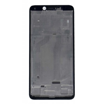 Lcd Frame Middle Chassis For Xiaomi Redmi 6 Black By - Maxbhi Com