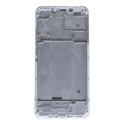Lcd Frame Middle Chassis For Xiaomi Redmi 6 White By - Maxbhi Com