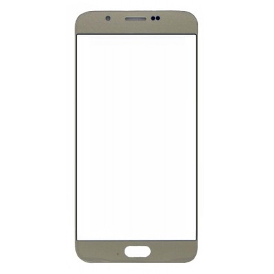Replacement Front Glass For Samsung Galaxy A8 Gold By - Maxbhi Com