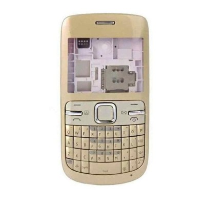 Full Body Housing For Nokia C3 White Gold - Maxbhi Com