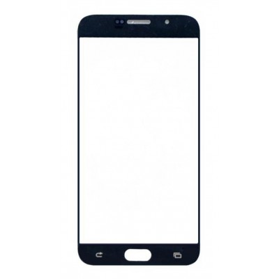 Replacement Front Glass For Samsung Galaxy A8 Black By - Maxbhi Com