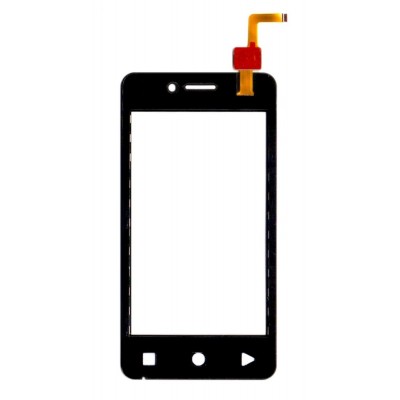 Touch Screen Digitizer For Intex Aqua 4g Strong 8gb Black By - Maxbhi Com