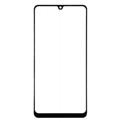 Replacement Front Glass For Samsung Galaxy A31 Black By - Maxbhi Com