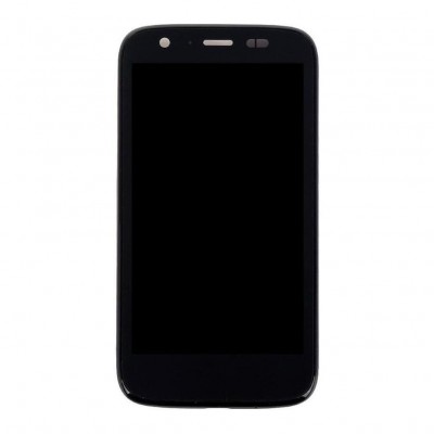 Lcd With Touch Screen For Motorola Moto G 2nd Gen Black By - Maxbhi Com