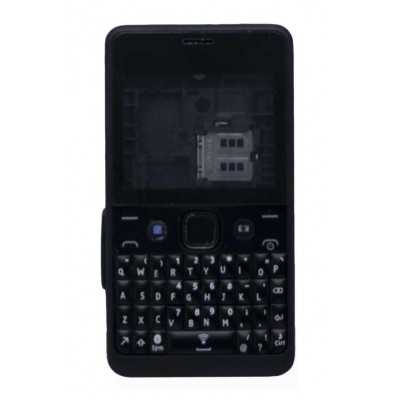 Full Body Housing For Nokia Asha 210 Black - Maxbhi Com