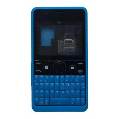 Full Body Housing For Nokia Asha 210 Dual Sim Cyan - Maxbhi Com