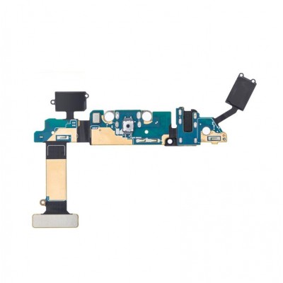 Charging Connector Flex Pcb Board For Samsung Galaxy S6 By - Maxbhi Com