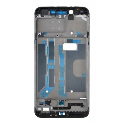 Lcd Frame Middle Chassis For Oppo F3 Black By - Maxbhi Com