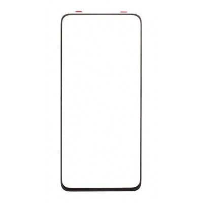 Replacement Front Glass For Samsung Galaxy A80 Black By - Maxbhi Com