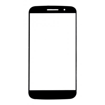 Replacement Front Glass For Moto M 64gb Black By - Maxbhi Com
