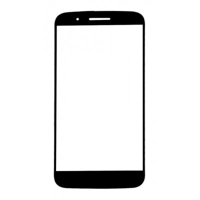 Replacement Front Glass For Moto M 64gb Black By - Maxbhi Com