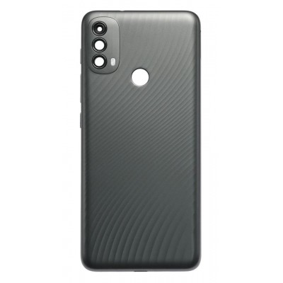 Back Panel Cover For Motorola Moto E40 Black - Maxbhi Com